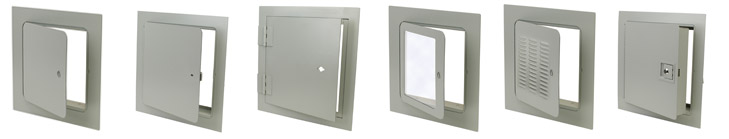 variety of access panels and access doors